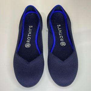 Navy Rothy The Flat Size 8